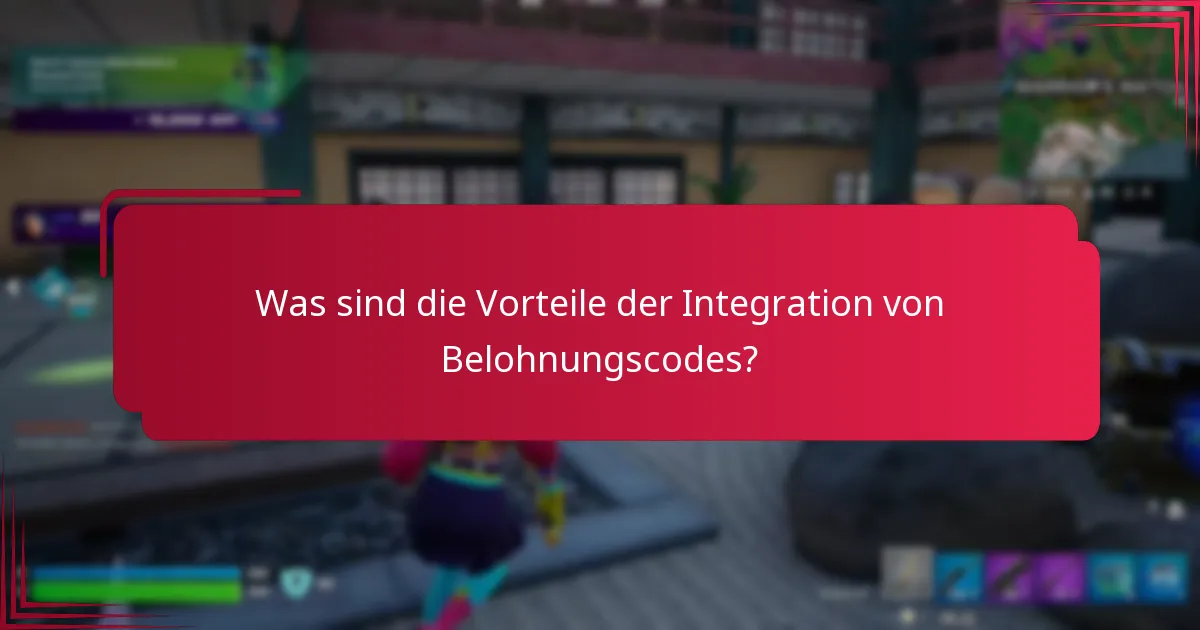 Wie richte ich die Integration von Belohnungscodes ein?